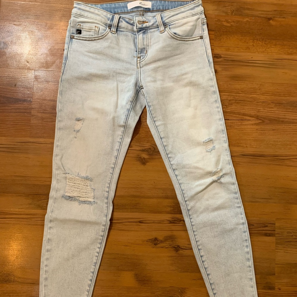 KanCan Blue Skinny Distressed Jeans